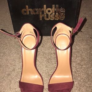 Charlotte Russe suede heels
